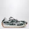 Bottega Veneta Biliard Silver Orbit Polyurethane Sneakers In Silver