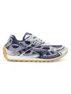 Bottega Veneta Technical Fishnet Orbit Sneaker In Blue