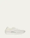 Bottega Veneta Orbit Sneakers From Running Technical Rubber And Mesh Shoes In Glass-white