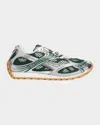 Bottega Veneta Biliard Silver Orbit Polyurethane Sneakers In Multi