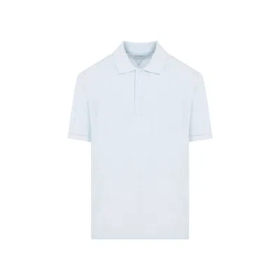 Bottega Veneta Men's Polo T-shirt In Blue