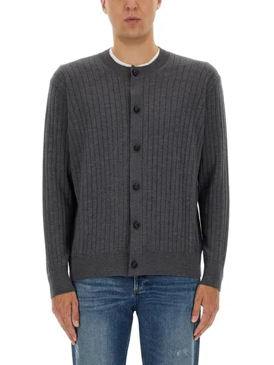 BOTTEGA VENETA BOTTEGA VENETA MEN RIBBED WOOL CARDIGAN