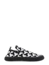 Bottega Veneta Logo Low-top Leisure Sneakers In Black