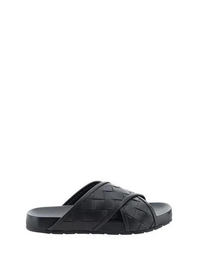 Bottega Veneta Men Sandals In Black