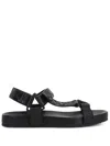 Bottega Veneta Trip Leather Slides In Multi