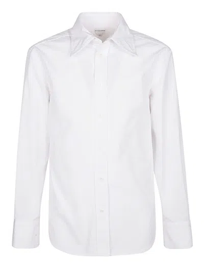 Bottega Veneta Men Shirt With Logo In White