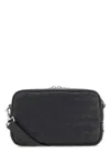 Bottega Veneta Men Slate Leather Crossbody Bag In Black