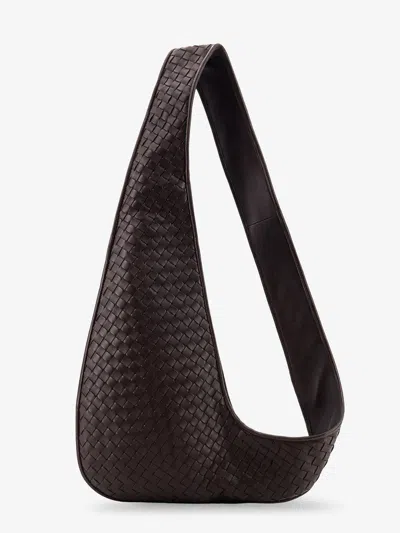 Bottega Veneta Men Sling Veneto Intrecciato Leather Crossbody Bag In Multi