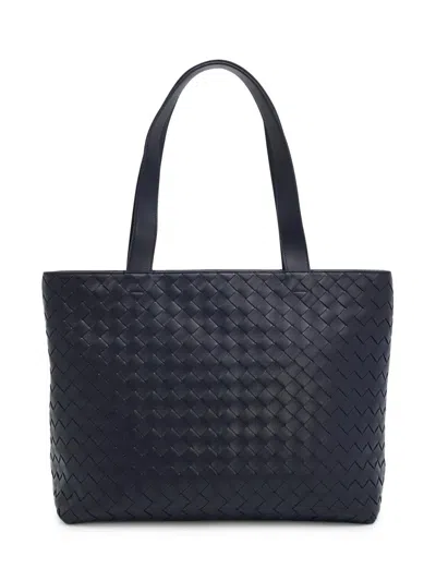 Bottega Veneta Men's Small Intrecciato Zipped Tote Bag