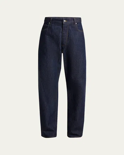 Bottega Veneta Men's Soft Denim Trousers In Blue