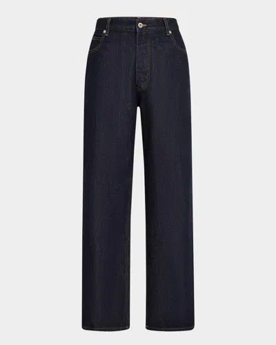 BOTTEGA VENETA MEN'S SOFT DENIM TROUSERS