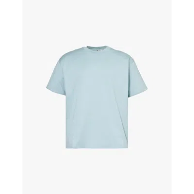 Bottega Veneta Blue Cotton T-shirt In Multicolor