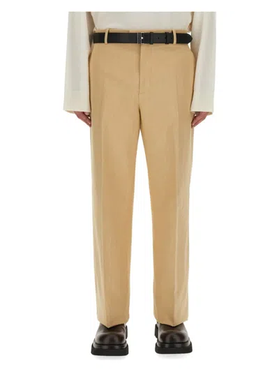 BOTTEGA VENETA MEN'S STRAIGHT-LEG PANTS