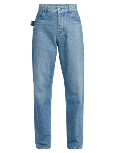 Bottega Veneta Straight-leg Jeans In Mid Blue