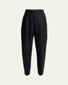 Bottega Veneta Men's Subtle Stripe Pleated Pants In Empirenero