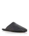 Bottega Veneta Black Sunday Slippers In Rain
