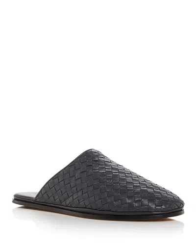 BOTTEGA VENETA MEN'S SUNDAY INTRECCIATO SLIPPERS
