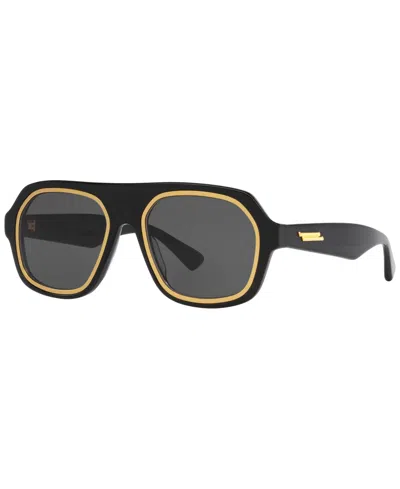 Bottega Veneta Men's Sunglasses, Bv1217s In Black
