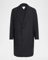 Bottega Veneta Coat Fine Wool In Black