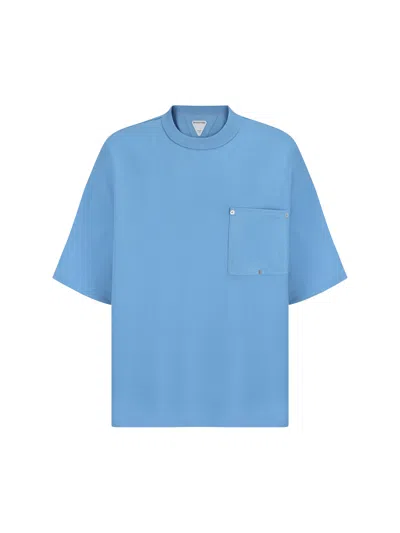 Bottega Veneta Men T-shirt In Blue
