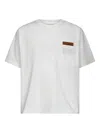 Bottega Veneta Men T-shirt With Logo In White