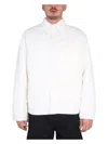Bottega Veneta Men's Technical Nylon Jacket In White