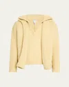 Bottega Veneta Yellow Textured Wool Double Layer Cardigan In Pergamena/