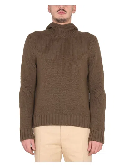 BOTTEGA VENETA MEN'S TEXTURED JERSEY WITH HOOD