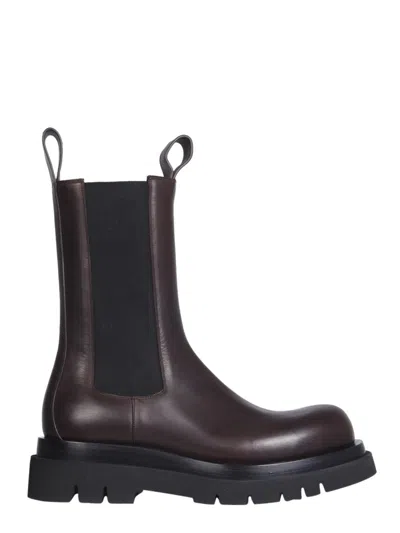 Bottega Veneta Men The Lug Boots In Black