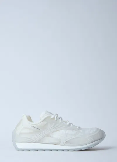 Bottega Veneta Men Transparent Orbit Sneakers In White