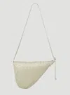 Bottega Veneta Virgule Crossbody Bag In Cream