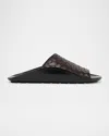 Bottega Veneta Nappa Opaque Weave Mule Sandal In Brown