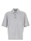 Bottega Veneta Light Grey Melange T-shirt In Gray