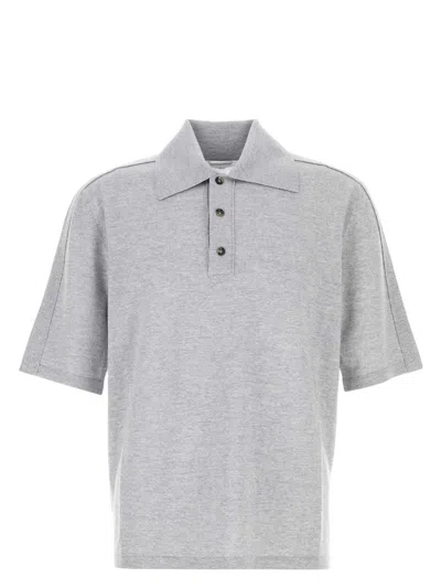 BOTTEGA VENETA MEN'S WOOL POLO SHIRT