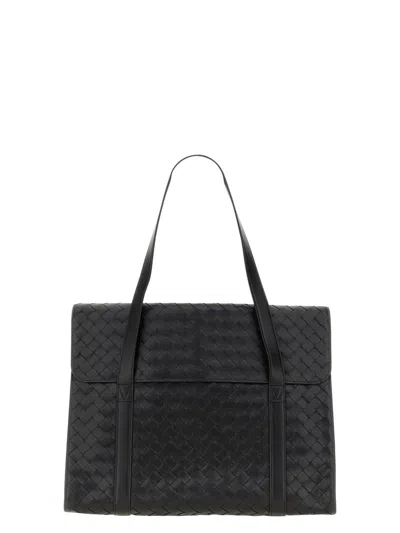 Bottega Veneta Men's Woven Pattern Shoulder Bag