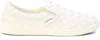 Bottega Veneta White Slip-on Sneakers With Intreccio Motif In Leather Man In White