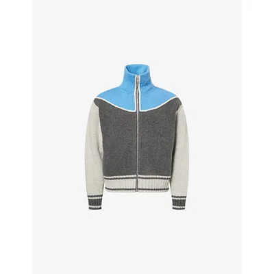 Bottega Veneta Zipper Cardigan In Multi