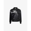 Bottega Veneta Nappa Leather Coat With Classic Collar In Black