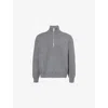 Bottega Veneta Mens  Compact High-neck Regular-fit Cashmere-blend Jumper In Dark Grey Melange