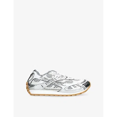 BOTTEGA VENETA MENS BOTTEGA VENETA ORBIT LOW-TOP TECHNICAL-MATERIAL TRAINERS