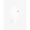 Bottega Veneta Pima Cotton T-shirt With Suede Patch In White