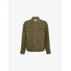 Bottega Veneta Denim Jacket With Collared Design And Pockets In Green