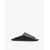 Bottega Veneta Nappa Opaque Weave Mule Sandal In Brown