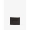 Bottega Veneta Mens  Colour-block Intrecciato Leather Cardholder In Fon-mat/fon-mat/fo-s