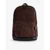 Bottega Veneta Mens Fondant/black-silver Intrecciato Suede Backpack