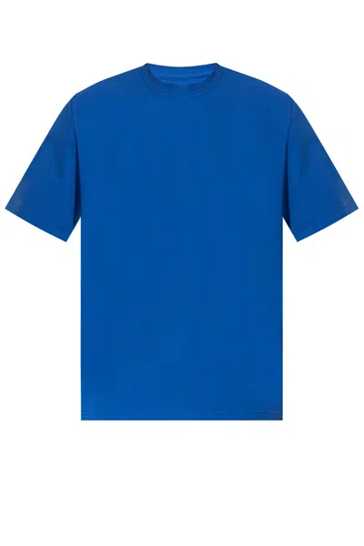Pre-owned Bottega Veneta Mens T-shirt In Cobalt Blue