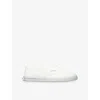 Bottega Veneta White Intrecciato Nappa Leather Serena Sneakers In White