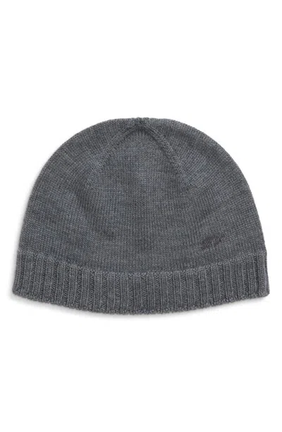 Bottega Veneta Merino Wool Beanie In 1230 Thunder