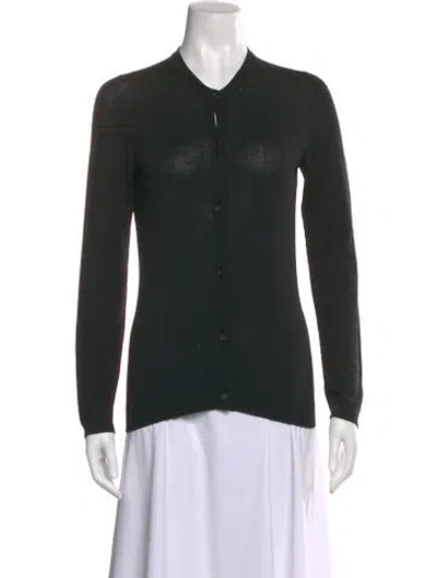 Pre-owned Bottega Veneta Merino Wool Sweater In Blue