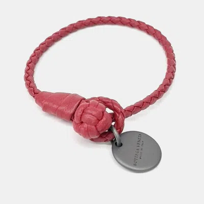 Pre-owned Bottega Veneta Mesh Bracelet In Red